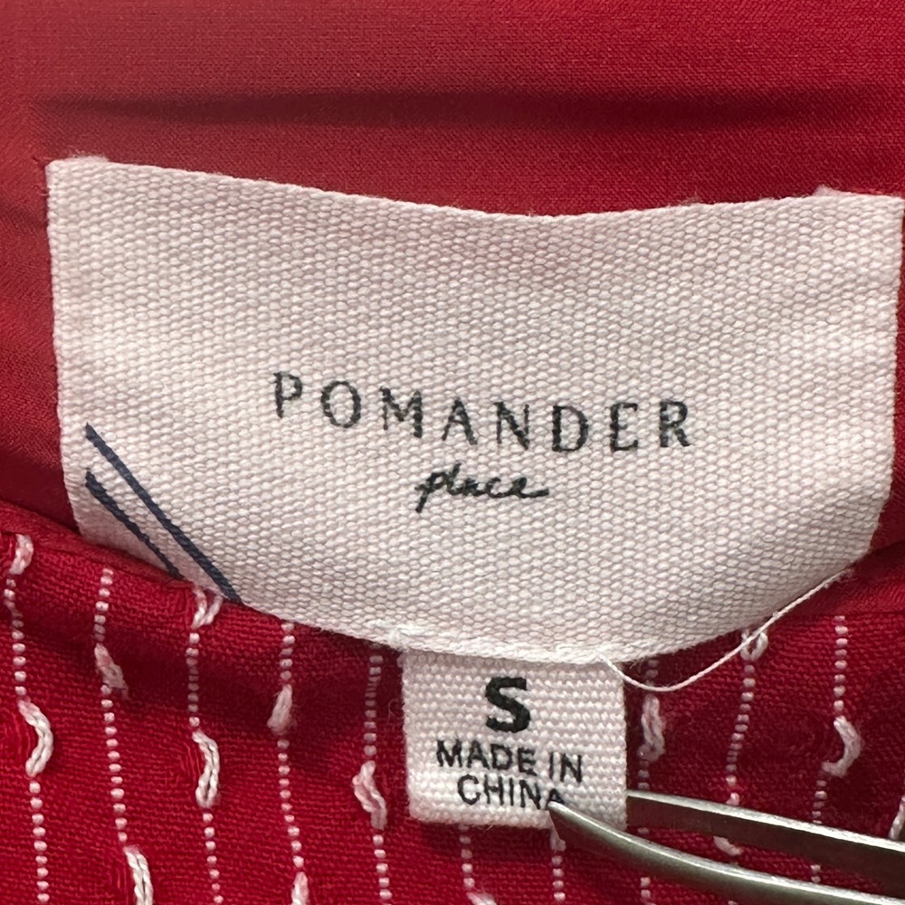 Pomander Place Tuckernuck Geneva Textured Smocked Maxi Dress Red S Boho Coastal - Picture 4 of 10